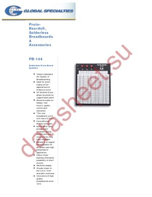 PB-104 datasheet  